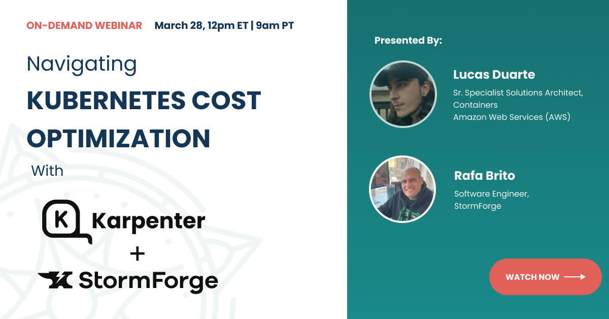 ON demand Navigating K8s Cost Opt with Karpenter Webinar email banner with button