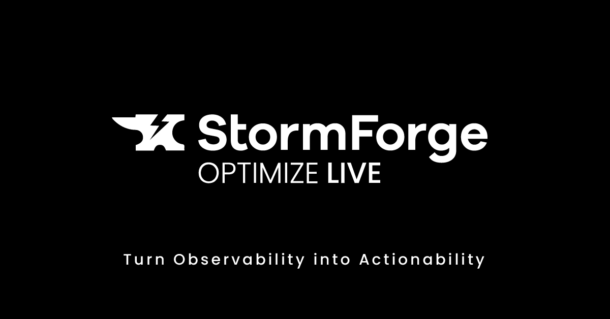 Stormforge optimize live pr feature black bg