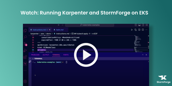 Running Karpenter and SF on EKS