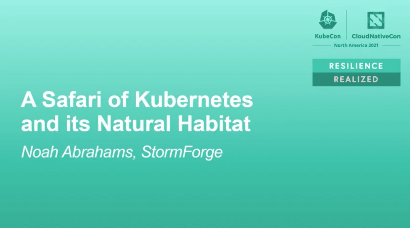 Kubecon21 safari kubernetes feature